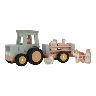 Tiamo little farm tractor met trailer