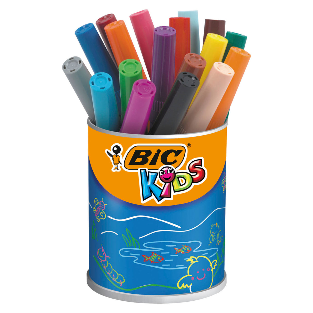 Bic deti visacolor xl, 18ks.