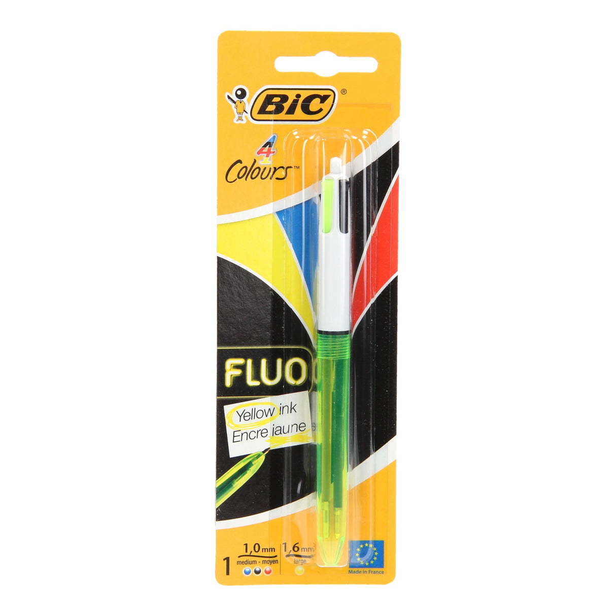 Bic multi -color pen fluorescent