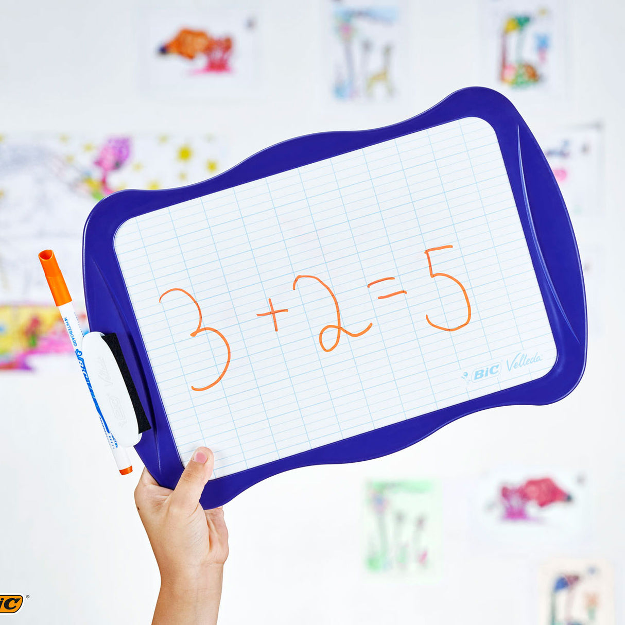 Bic Vededa Whiteboard mat Wiper a Marker