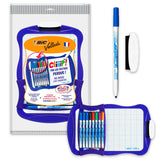 Bic Velleda bela tabla z 8 markerji