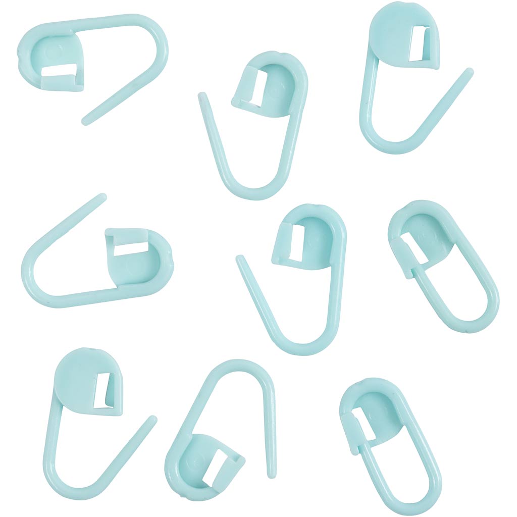 Creativ company steekmarkeerder, l: 22 mm, lichtblauw, 30 stuk 1 doos