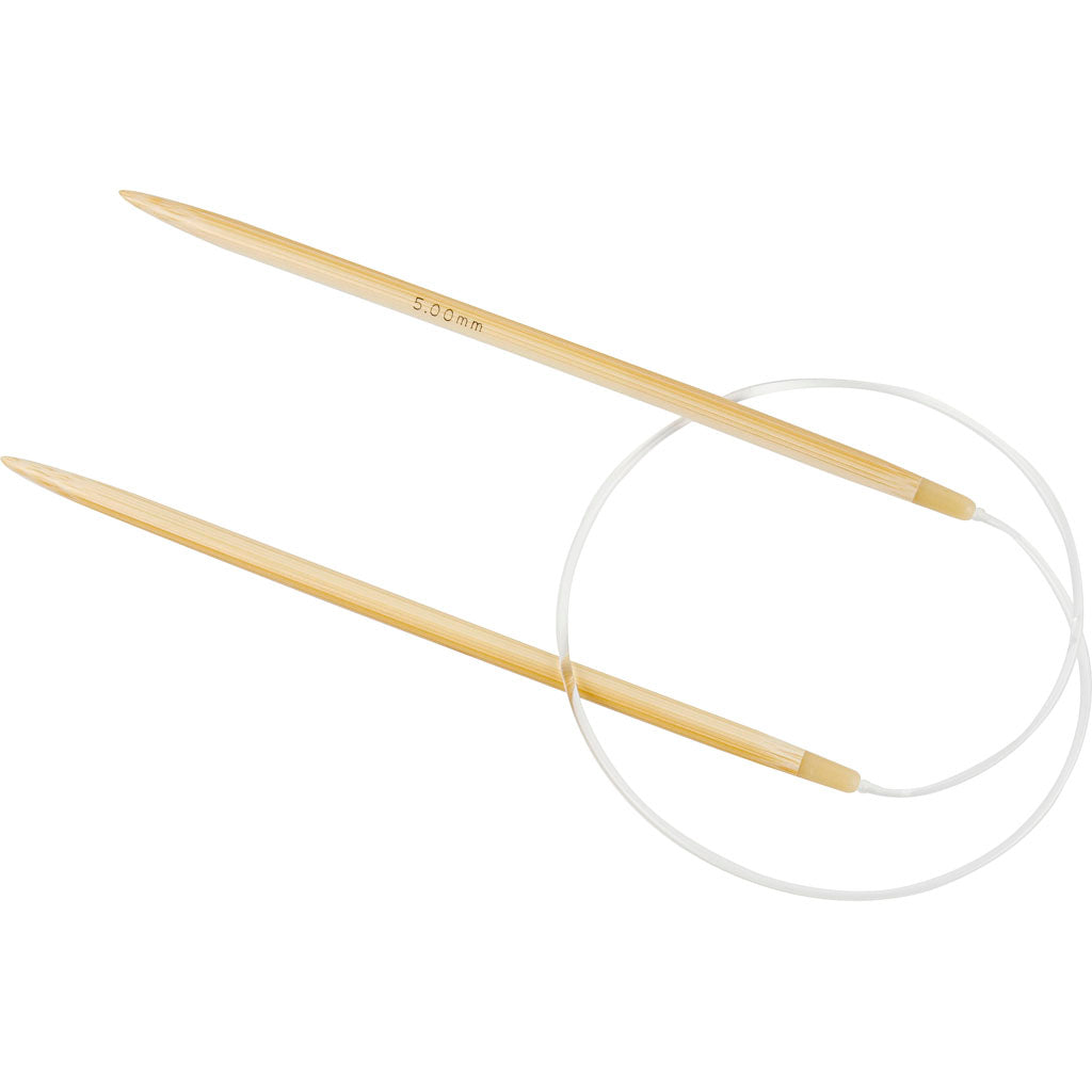 Creativ company rond breinaalden, l: 60 cm, afm 5 mm, 1 stuk