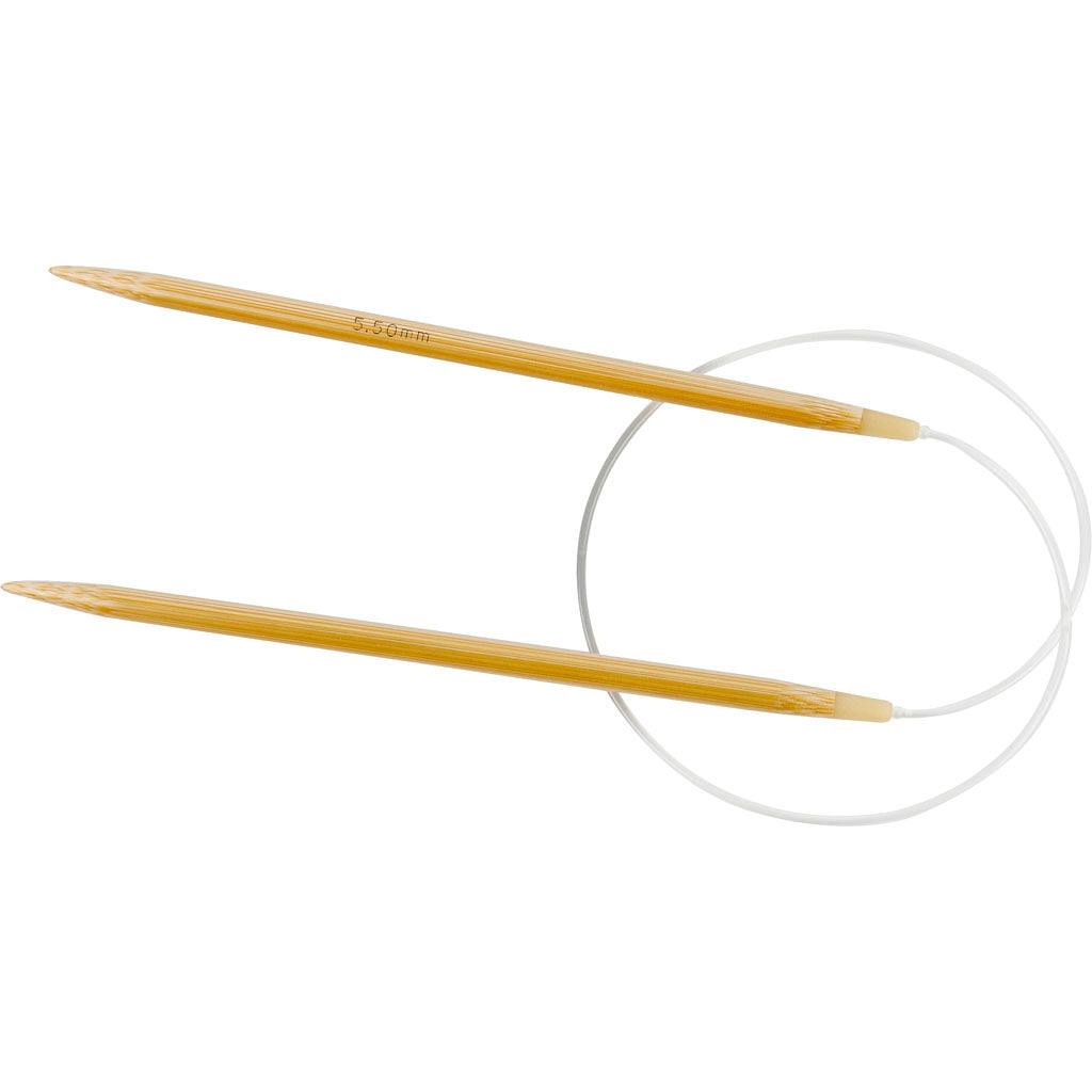 Creativ company rond breinaalden, l: 60 cm, afm 5,5 mm, 1 stuk