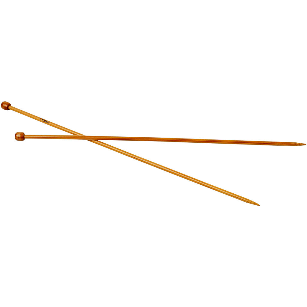 Creativ company knitting needles, length 35 cm, size 5 mm, 1 pair
