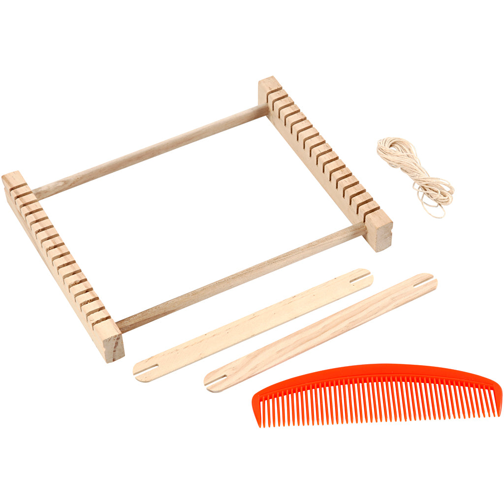 Creativ company weaving frame, height 3 cm, dimensions 24.5 x 19.5 cm, 1 piece