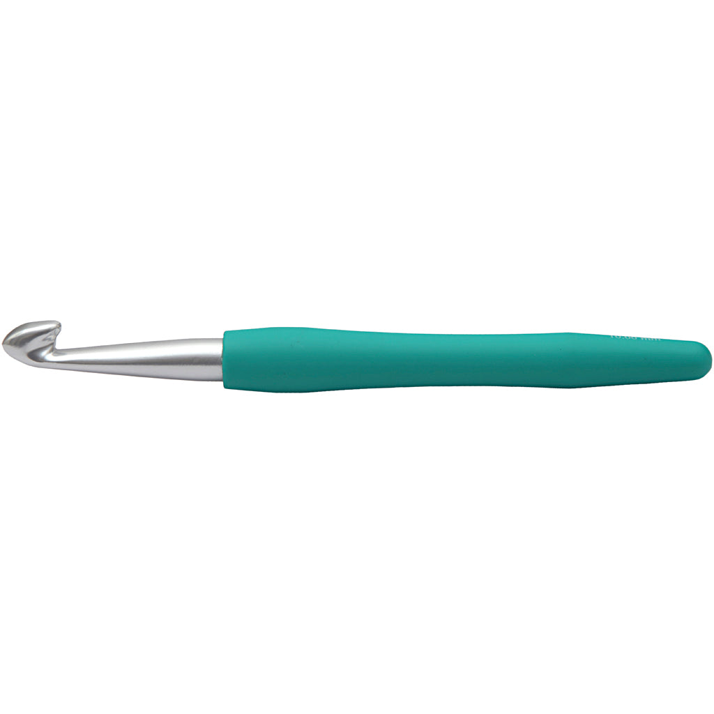 Creativ company crochet hooks, size 10, length 16 cm, size 10 mm, green, 1 piece