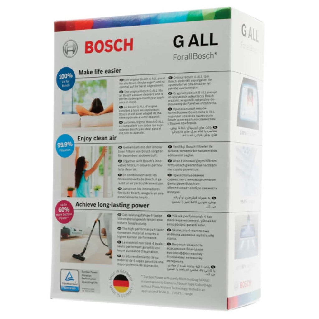 Sacchetto raccoglipolvere Bosch bbz41f g all powerpro 4 pezzi