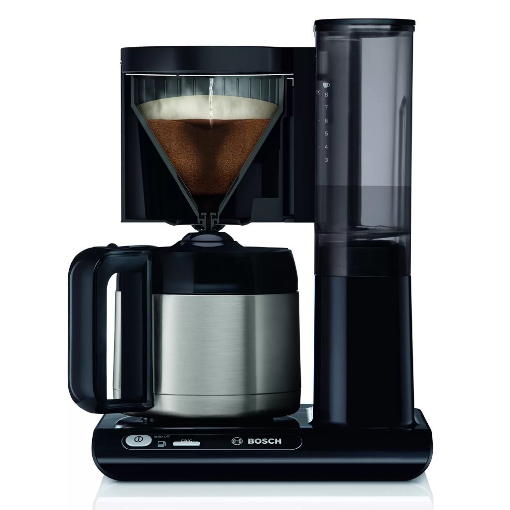 Bosch tka8a053 styline coffee maker black stainless steel