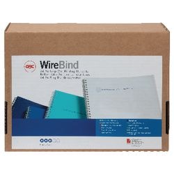 Wire binding combs 34 GBC metal 9.5mm silver capacity 75 sheets
