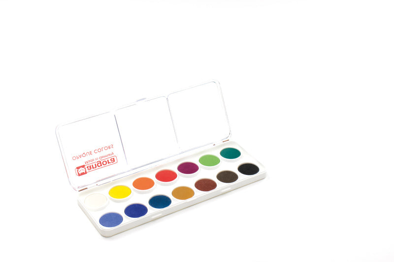 Kangaro K-FI500 14 Paint tablet 23mm watercolor covering 14 pieces
