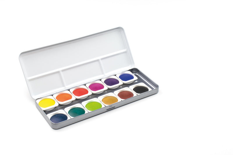 Kangaro K-Fi89012 Paint Tablet 30mm akvarell akvarell 12 stykker