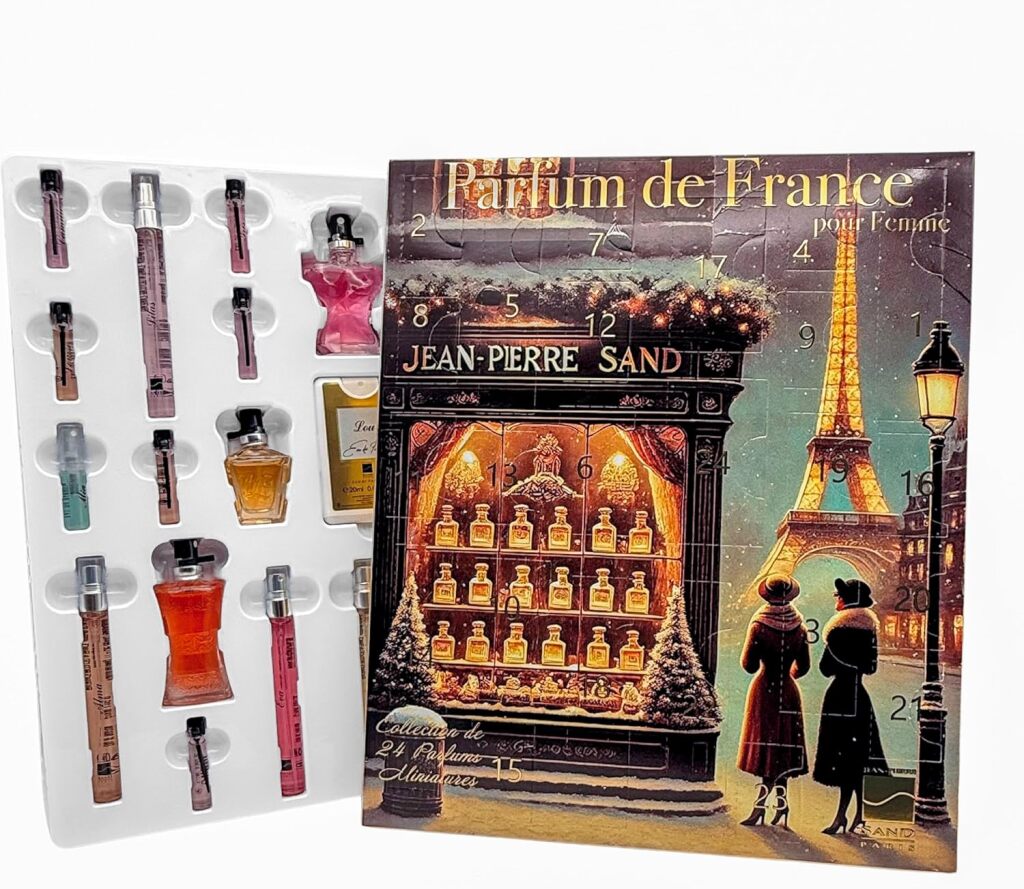 Jean-pierre sand parfum de france for women 24-piece perfume advent calendar 