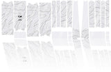 Unleazhed unscratch - gravelbike frame protection film bpg01 topolines black