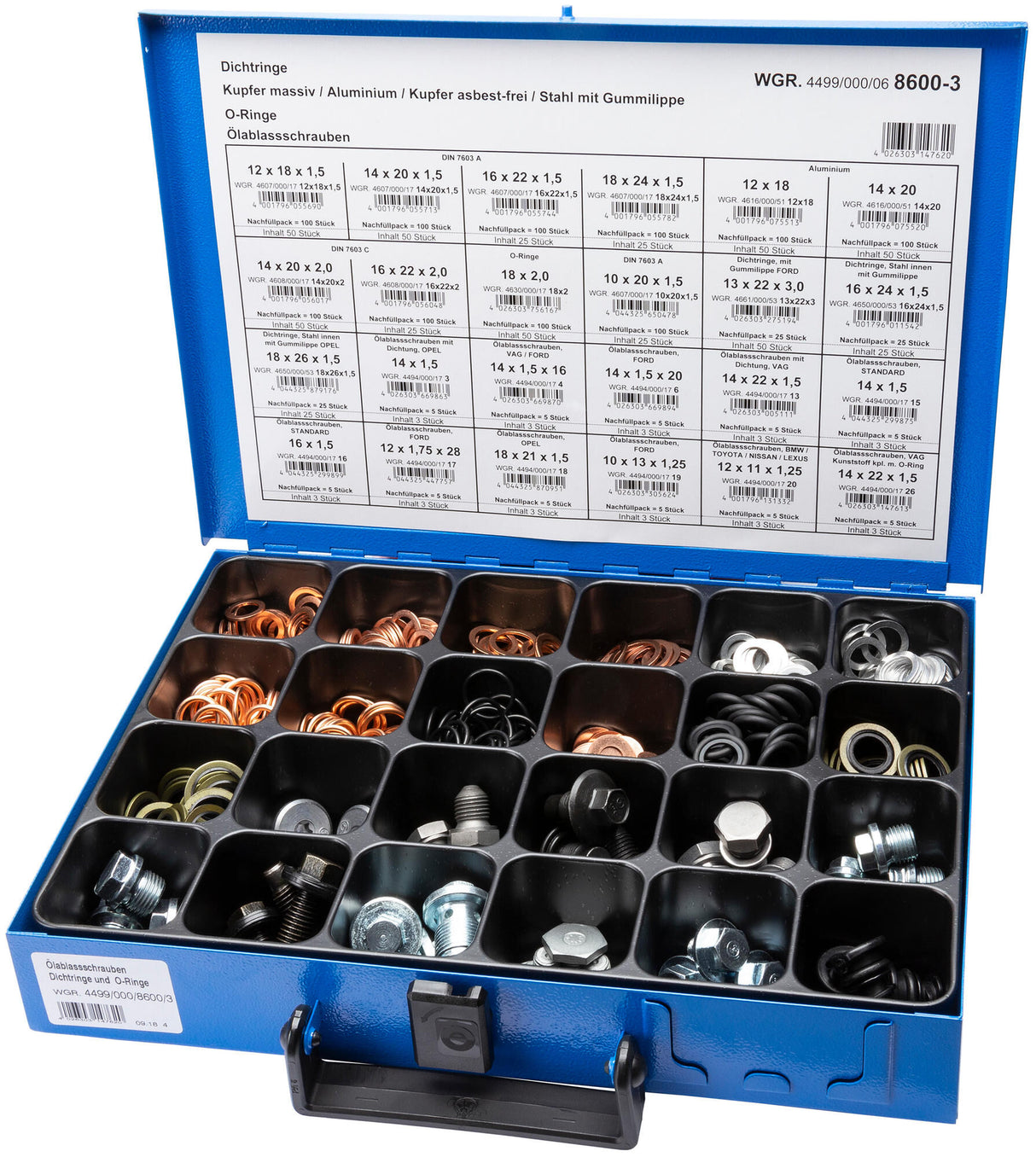 Dresselhaus afdichtring assortiment