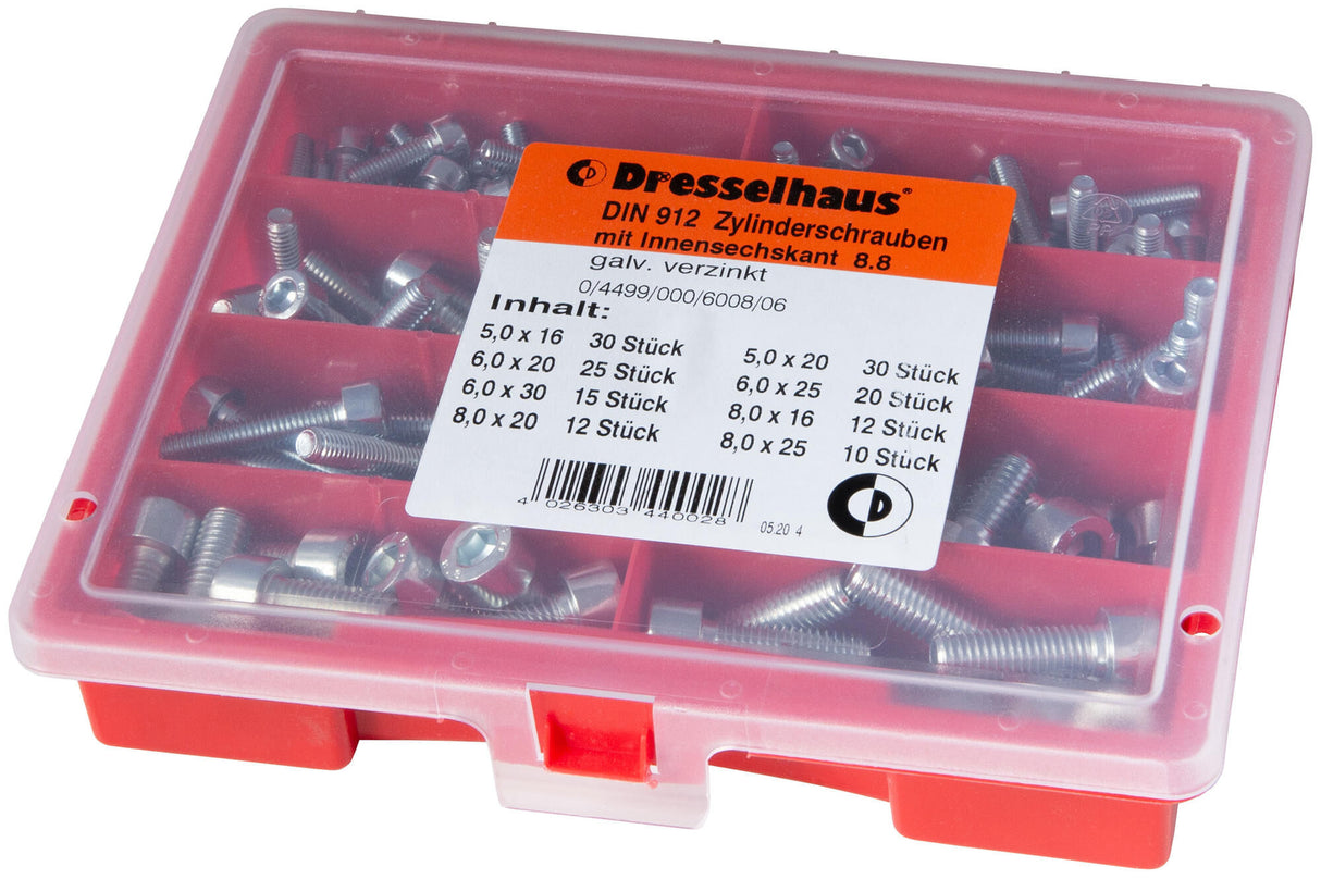 Dresselhaus cheese head screw assorted cylinder bolts nt w. inside hexagon