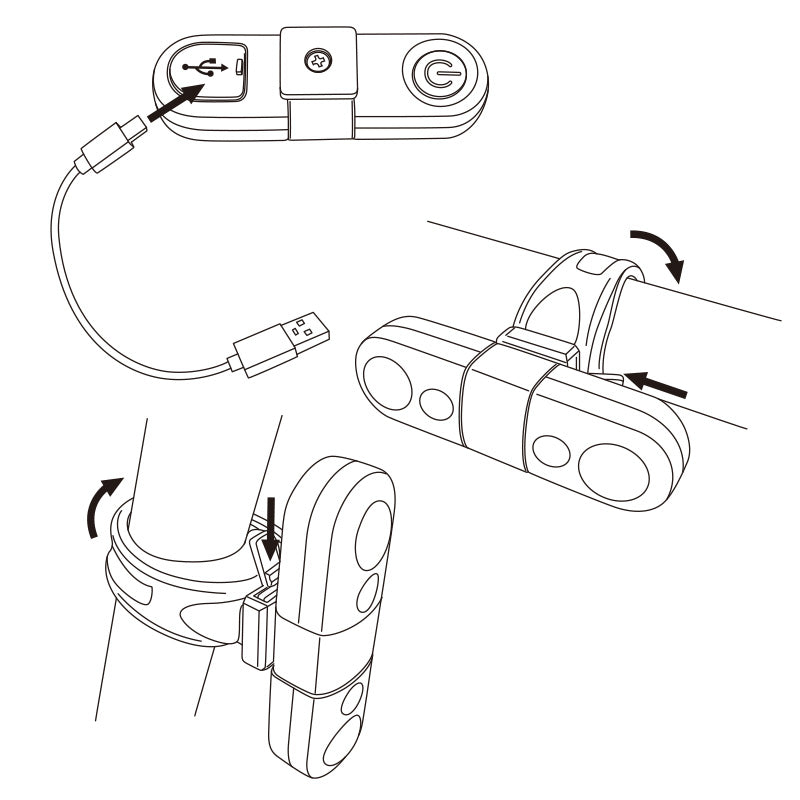 Belysningsset USB -kapsel