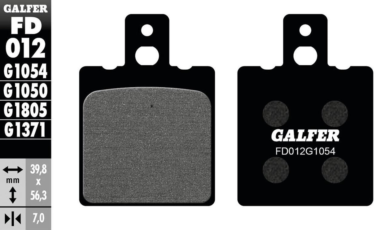 Galfer remblokken fd012