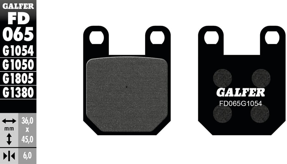 Galfer brake pads fd065 brake pad fd065 g1054 organic