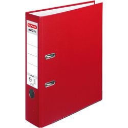 Abi segtuvas maxfile Protect herlitz a4 80 mm stuburas raudonas