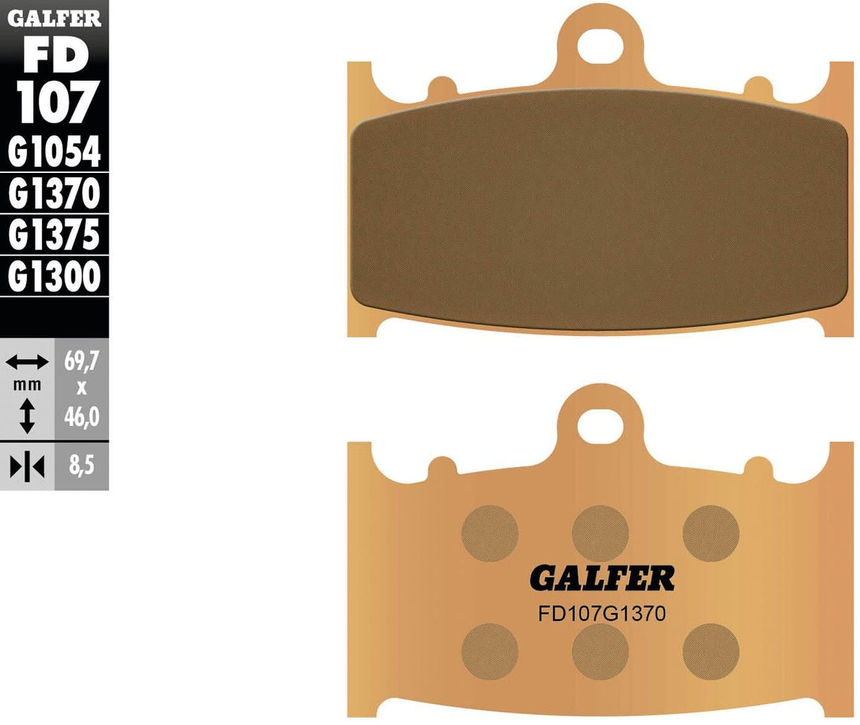 Galfer remblokken fd107