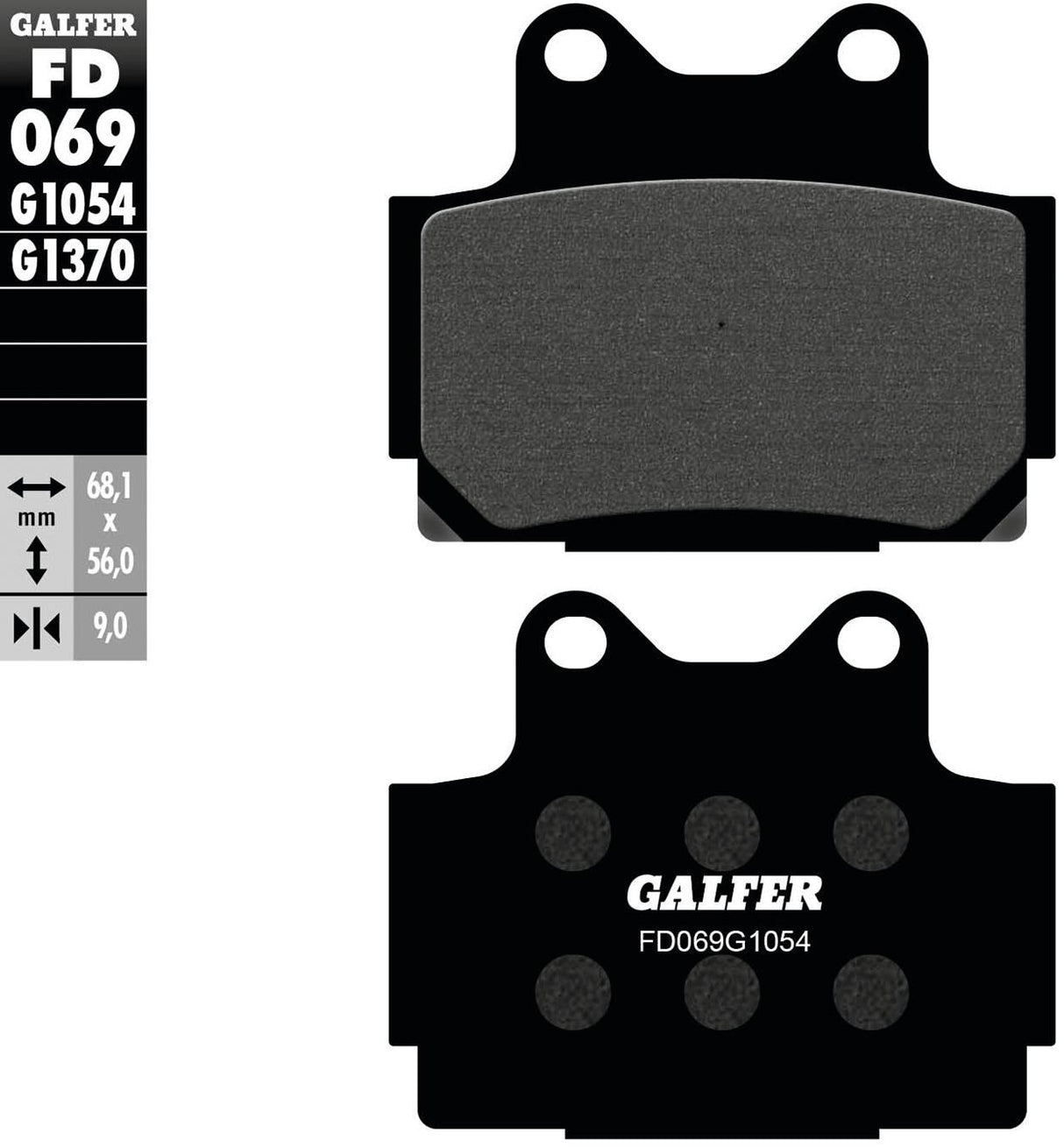Galfer remblokken fd069