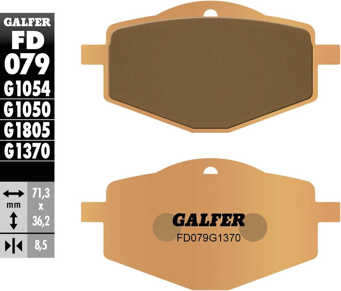 Galfer remblokken fd079