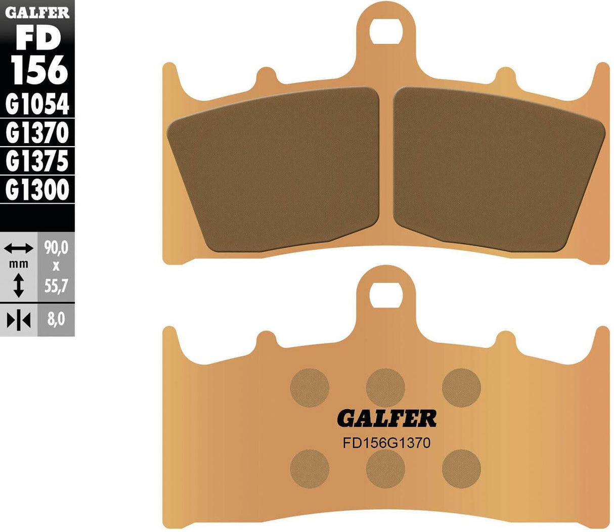 Galfer remblokken fd156