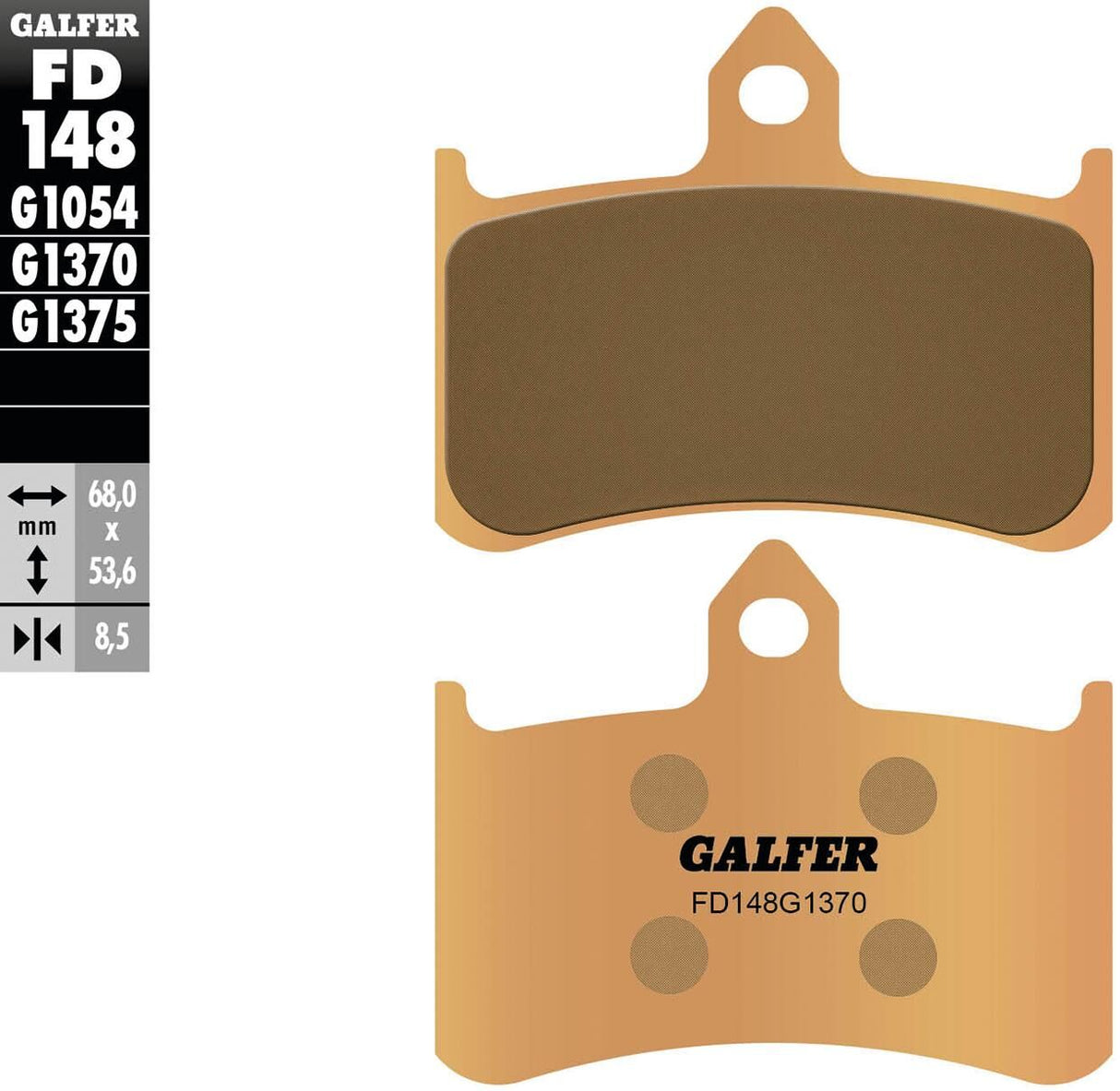 Galfer remblokken fd148