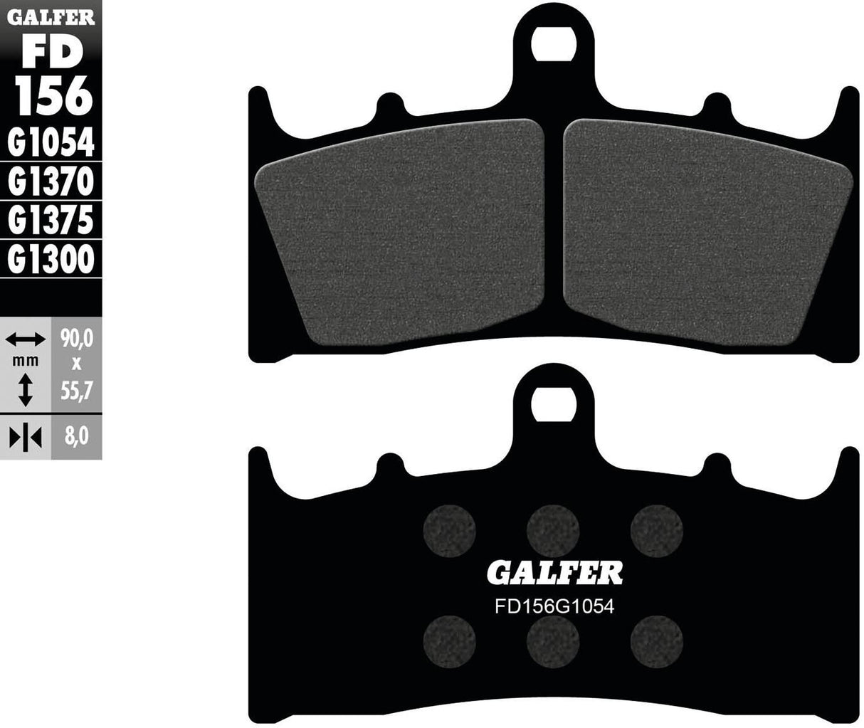 Galfer remblokken fd156