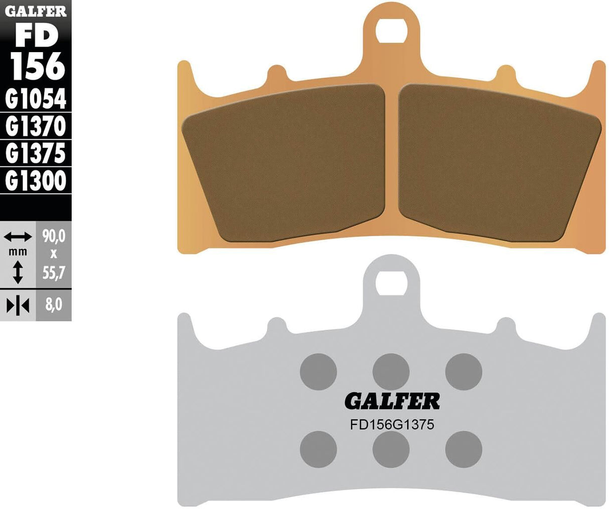Galfer remblokken fd156