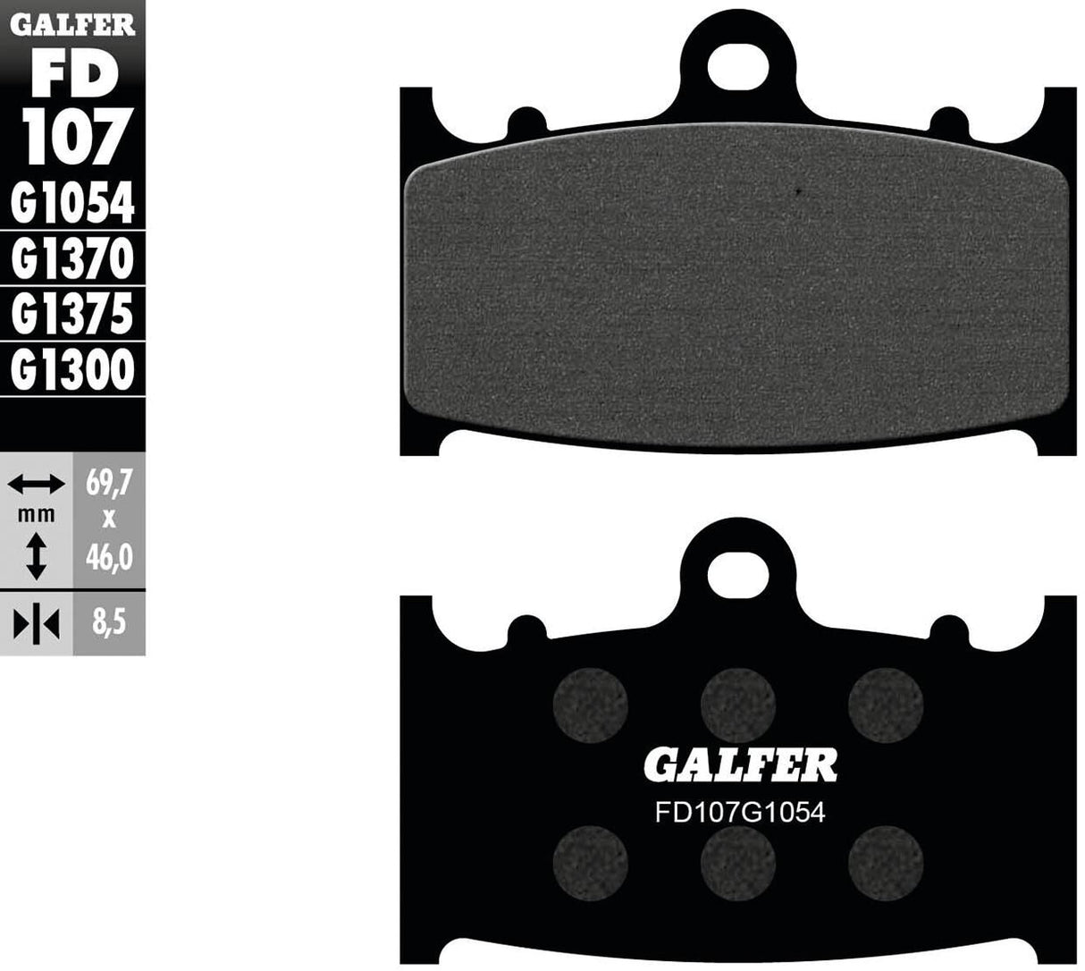 Galfer remblokken fd107