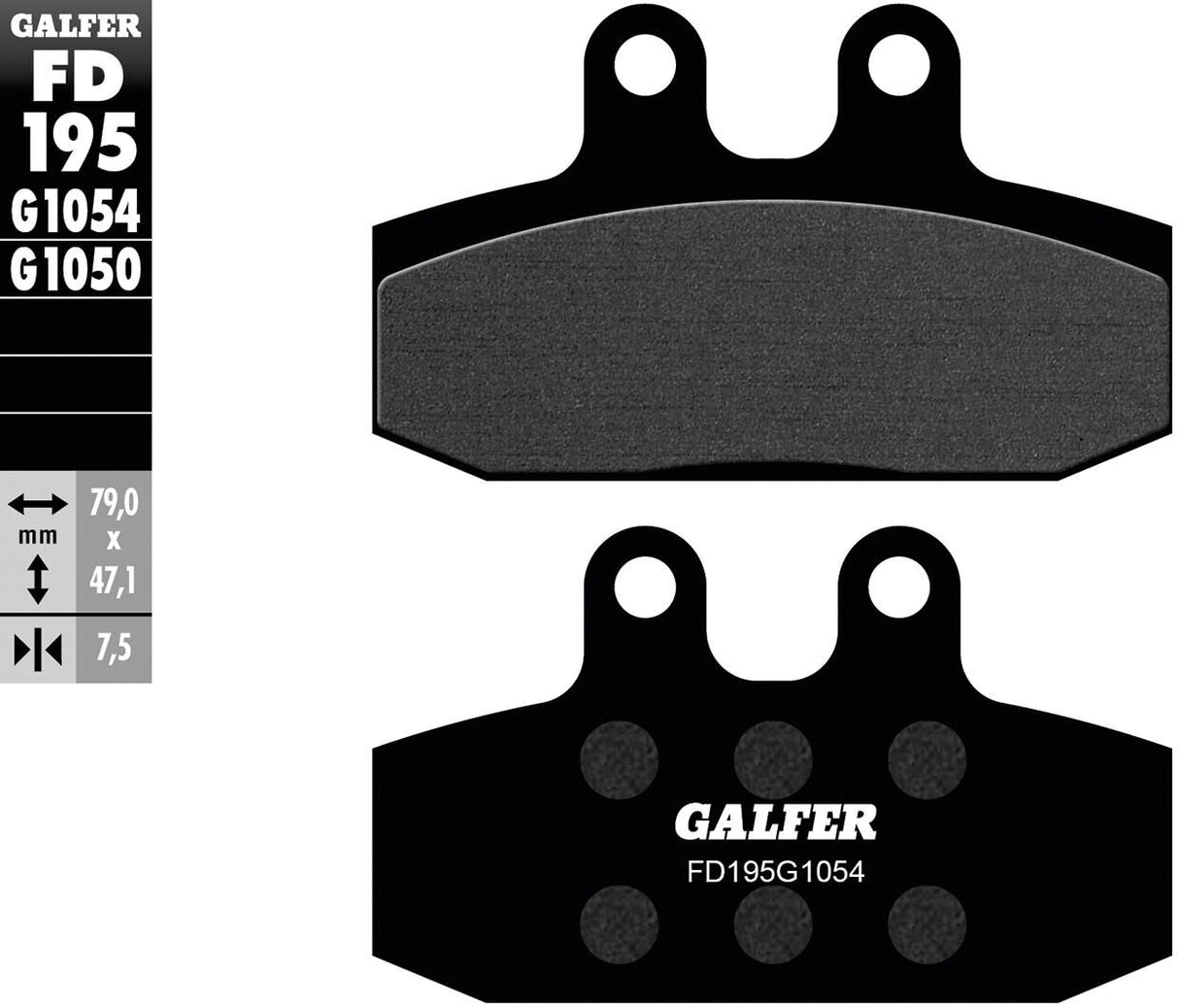 Galfer remblokken fd195