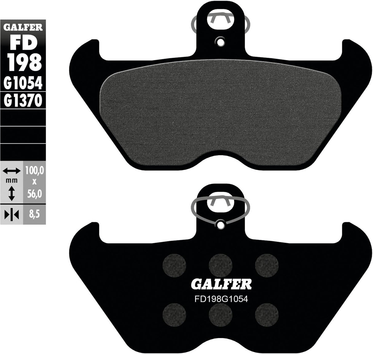 Galfer brake pads fd198 brake pad fd198 g1054 organic