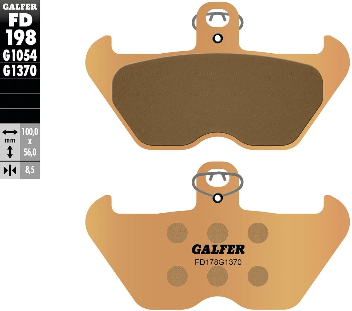Galfer remblokken fd198