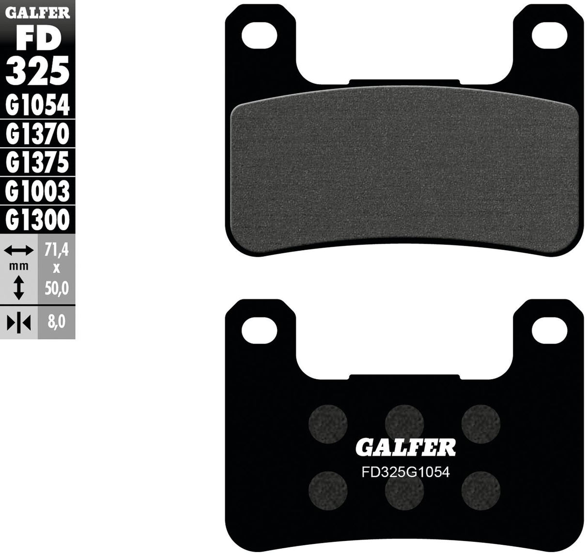 Galfer remblokken fd325
