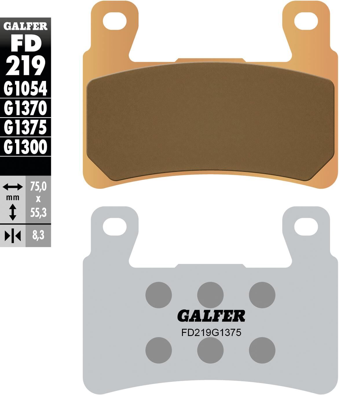 Galfer remblokken fd219