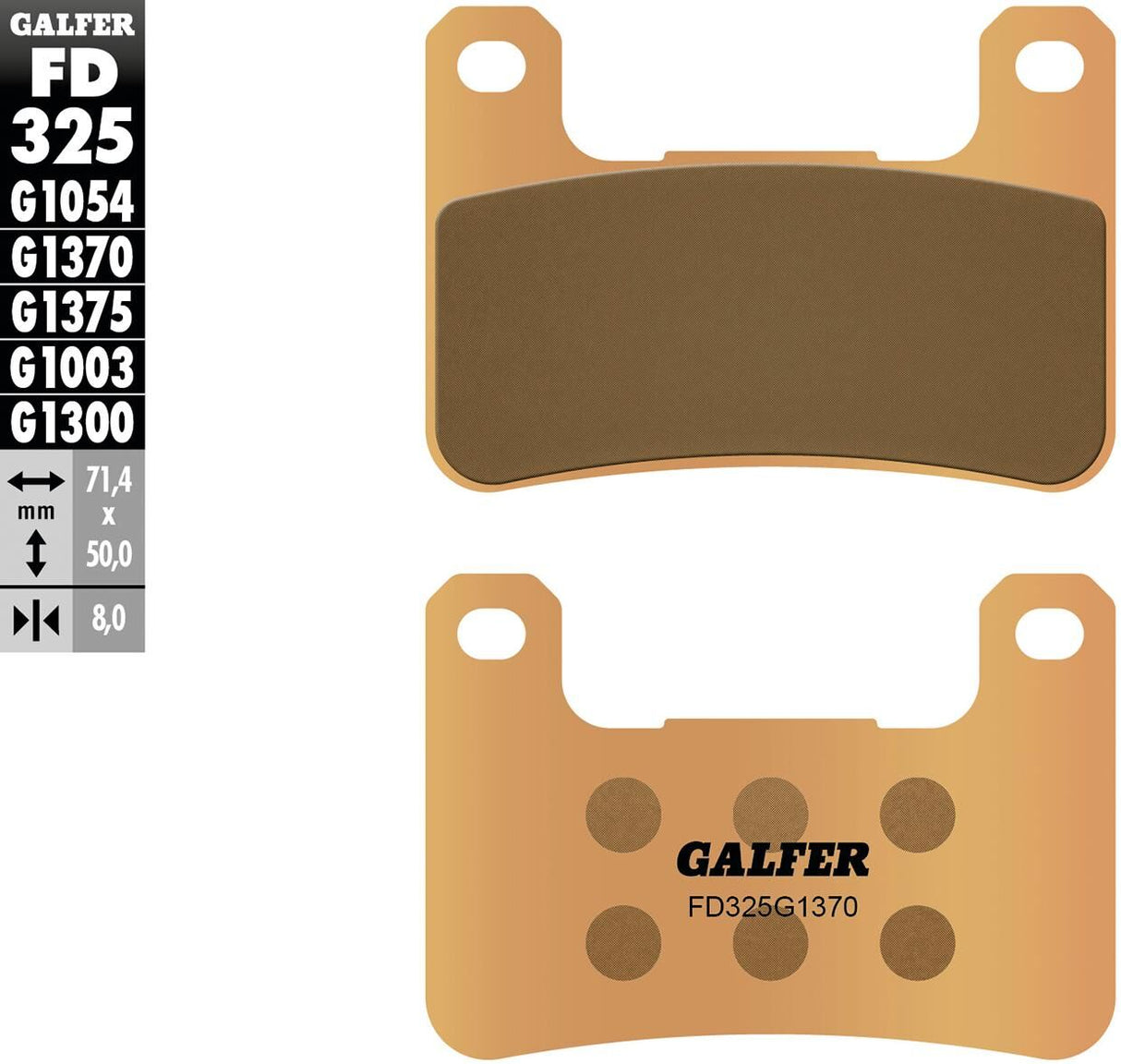 Galfer remblokken fd325