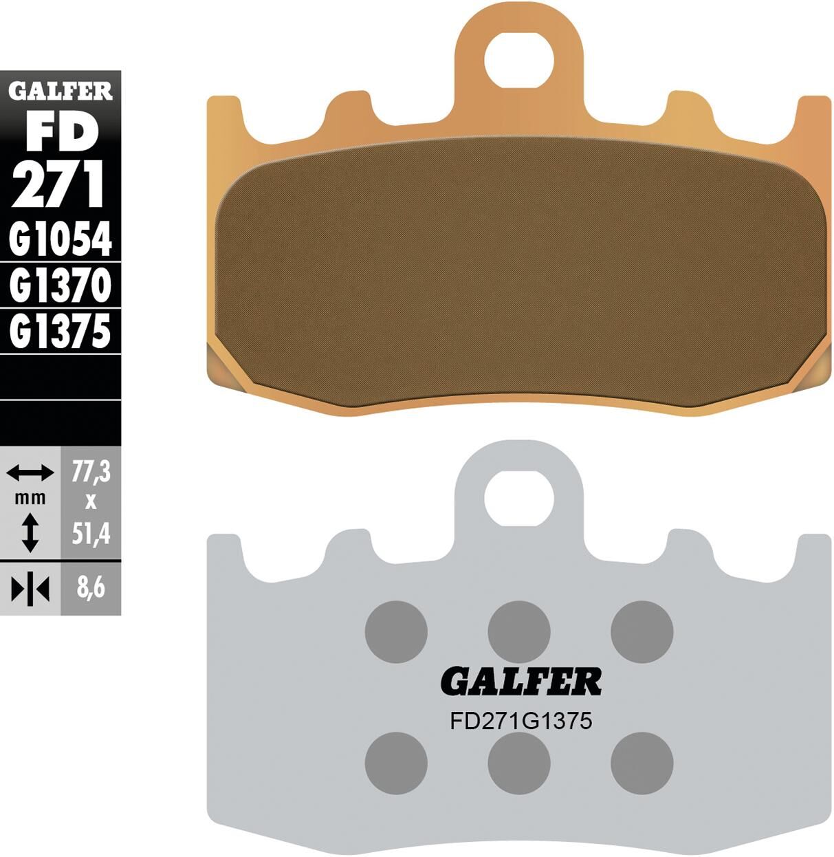 Galfer remblokken fd271