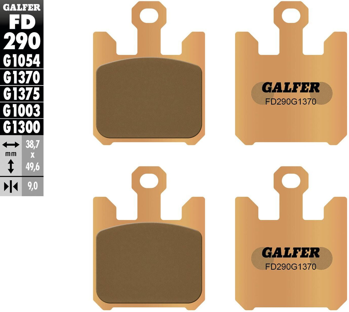 Galfer remblokken fd290