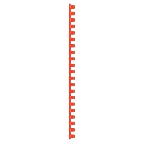 GBC plastic binding combs A4 12mm red capacity 95 sheets