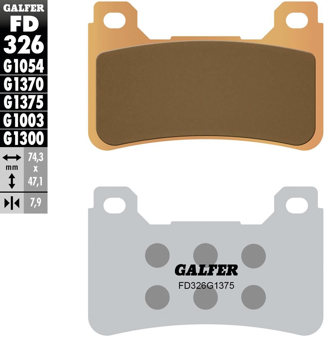 Galfer remblokken fd326