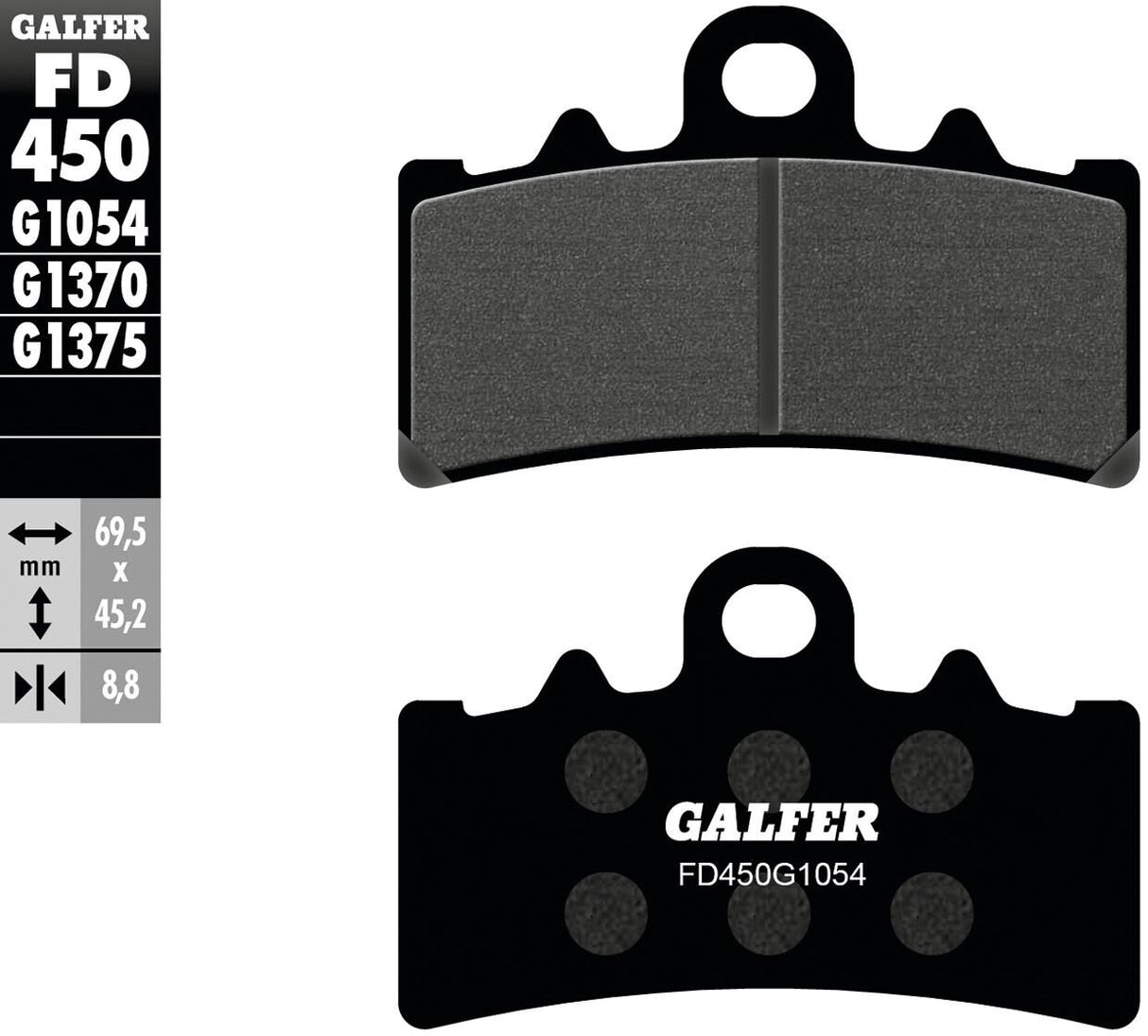 Galfer remblokken fd450