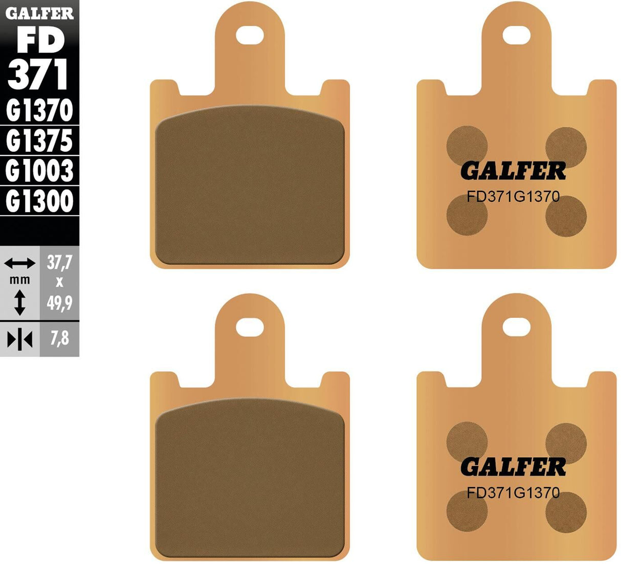 Galfer remblokken fd371