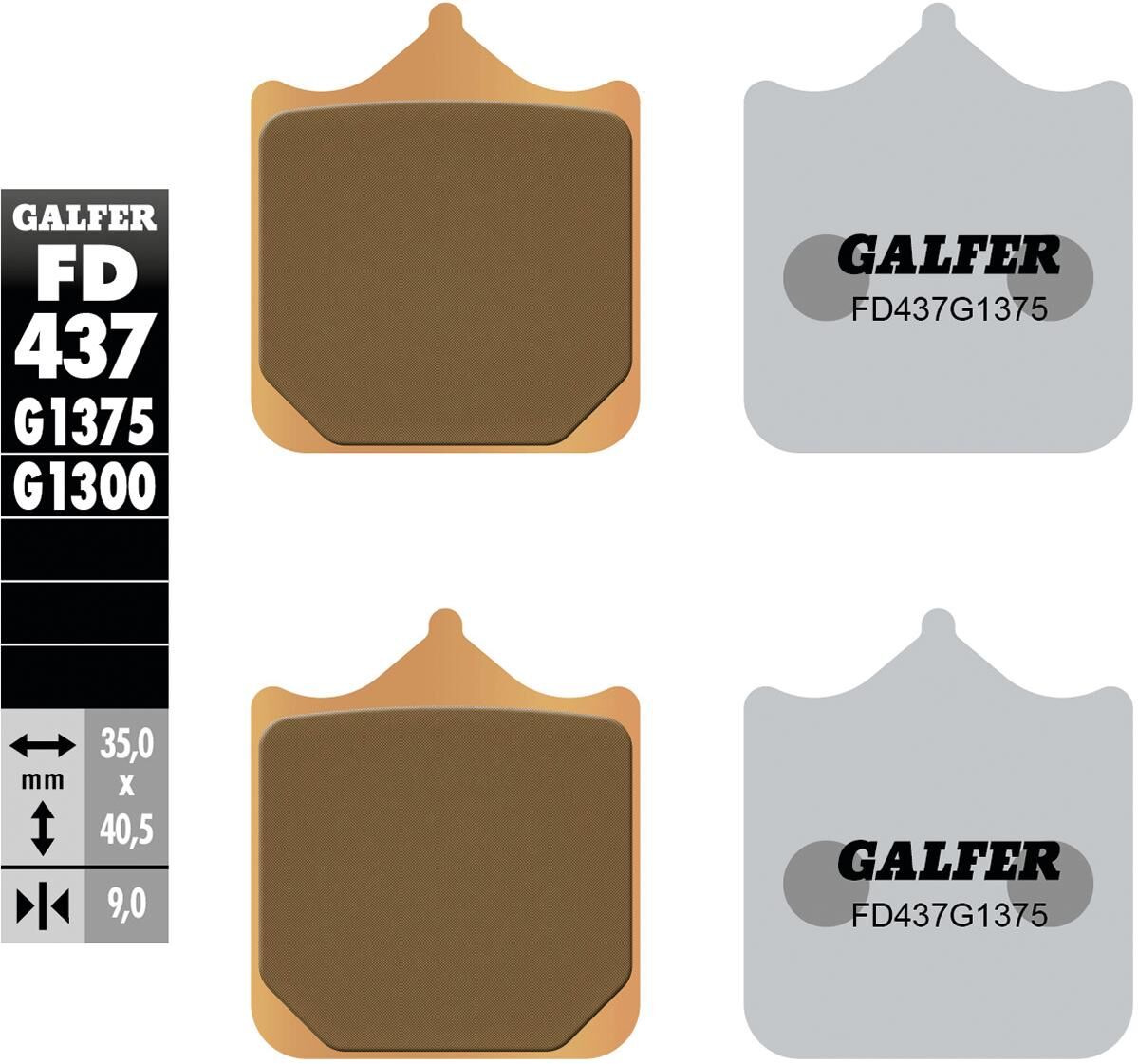 Galfer remblokken fd437
