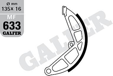 Galfer remschoenen mf633