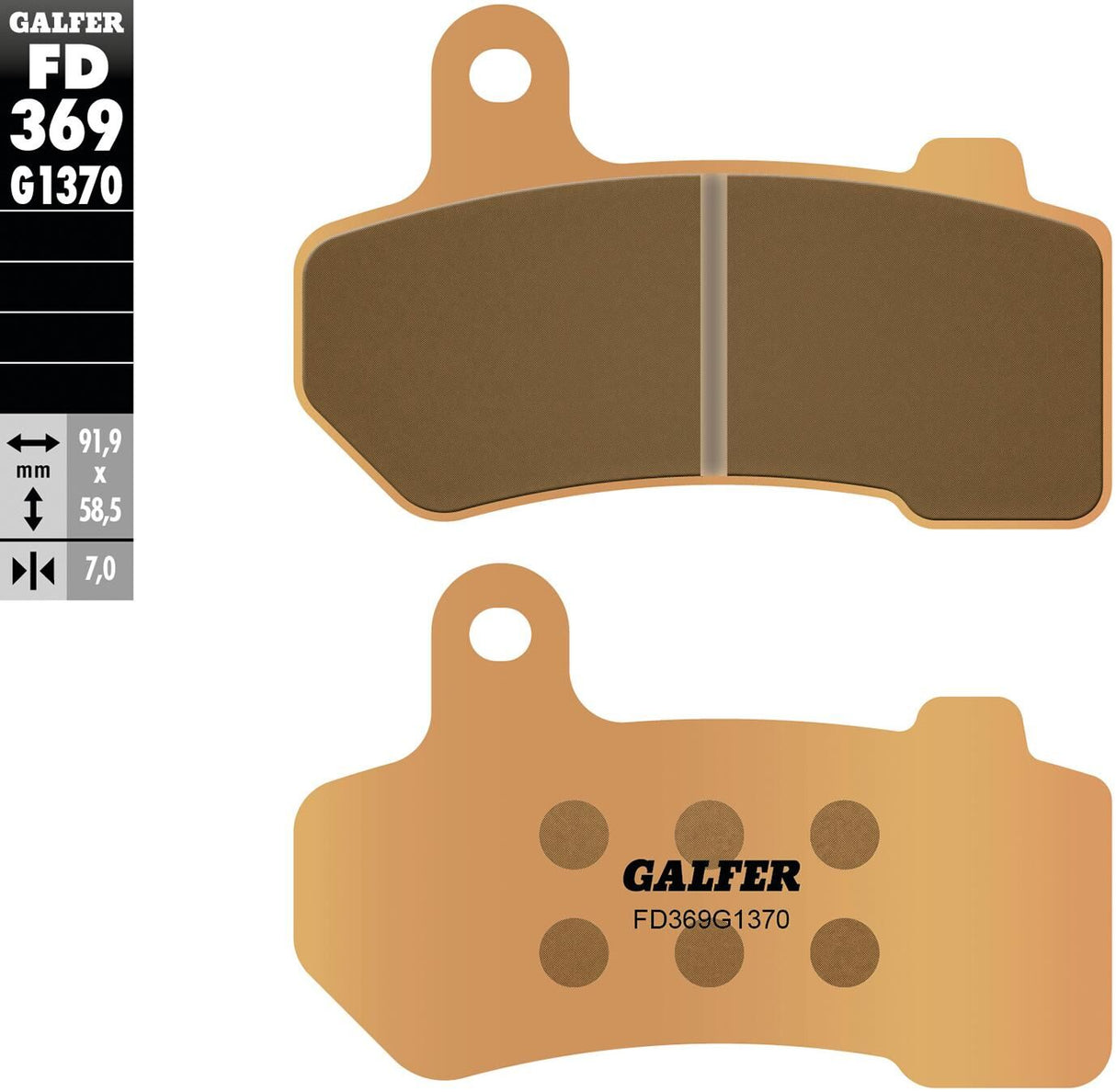 Galfer remblokken fd369