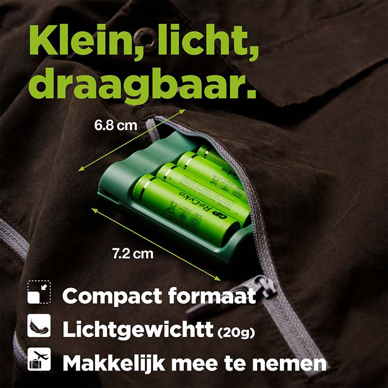 GP USB polnilnik akumulatorja + 4 x aa baterije 2100Mah nimh