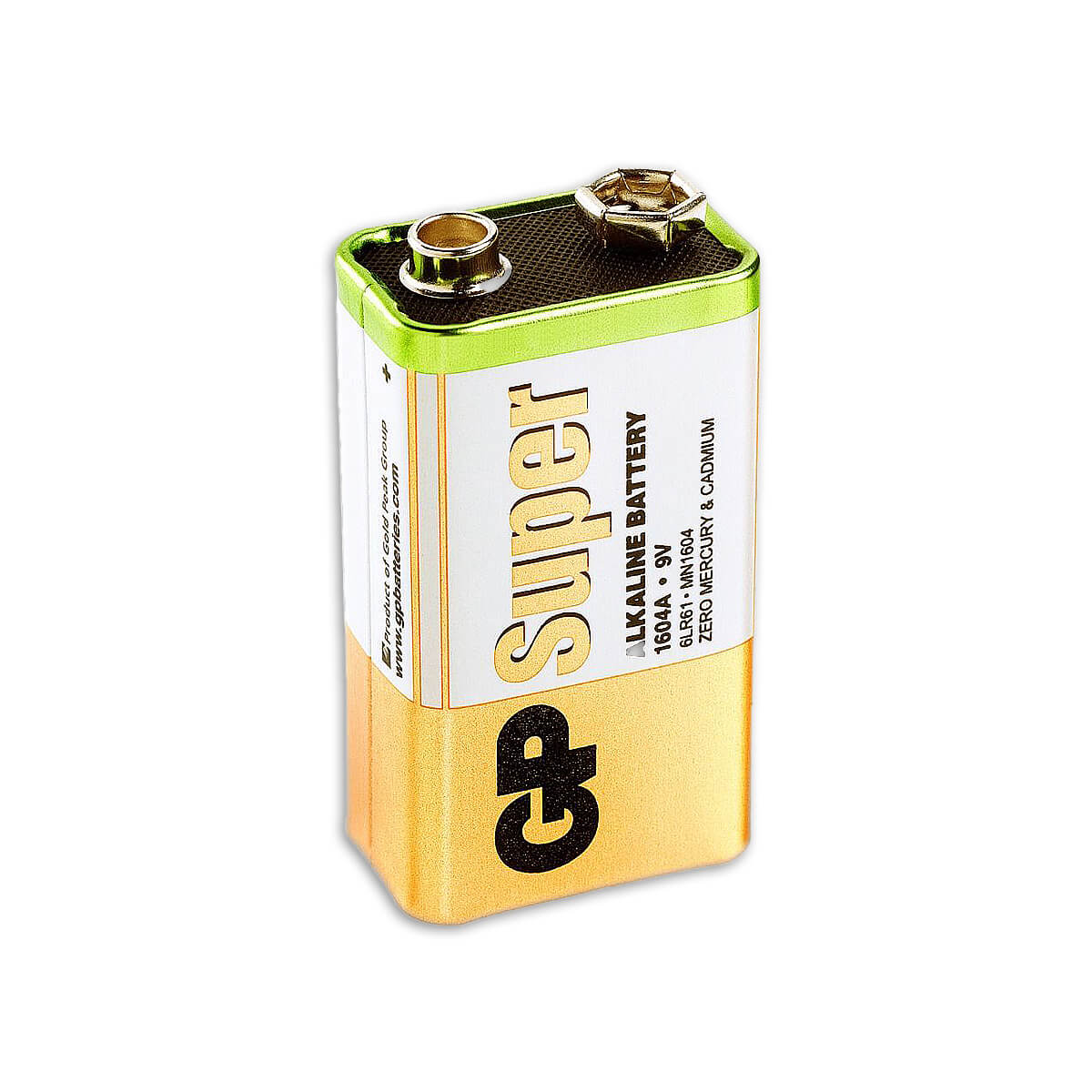 GP Super Alkaline 9V battery 1pk