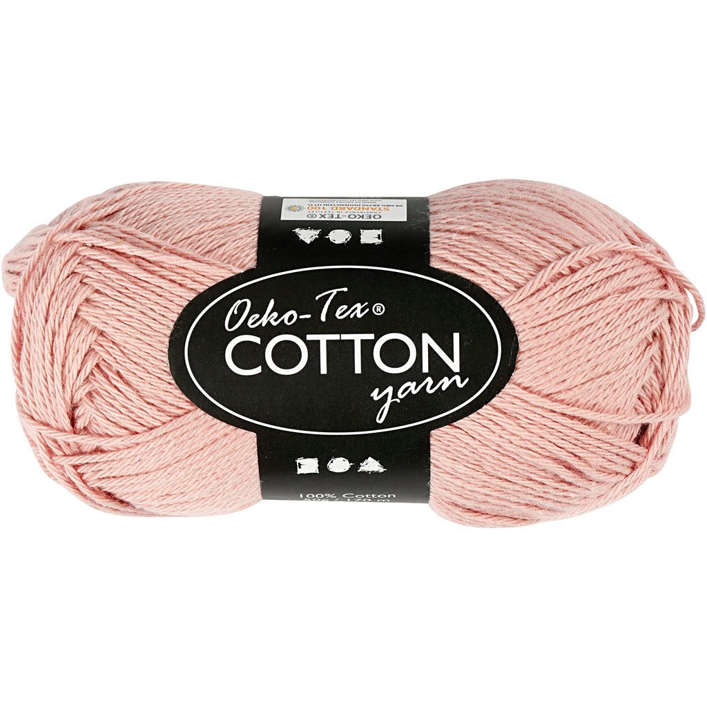Cotton yarn, Beige, 50g, 170m